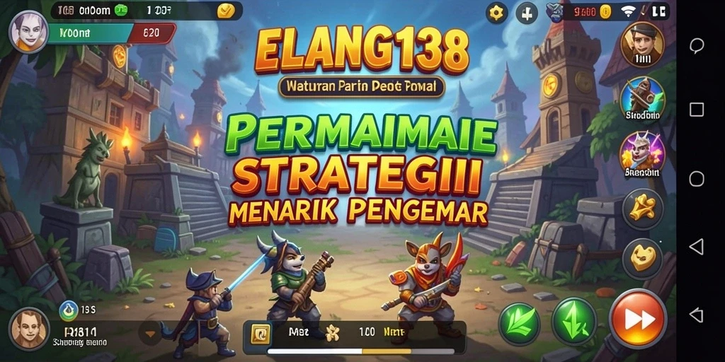 Tampilan screenshot ELANG138 yang menampilkan gameplay strategi yang intens.