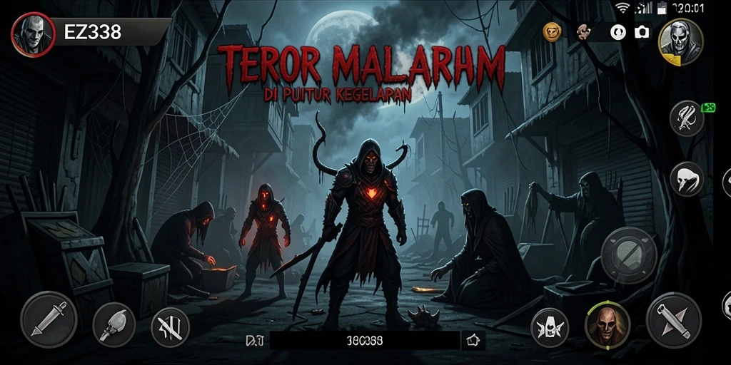 Tangkapan layar dari gameplay menegangkan EZ338.