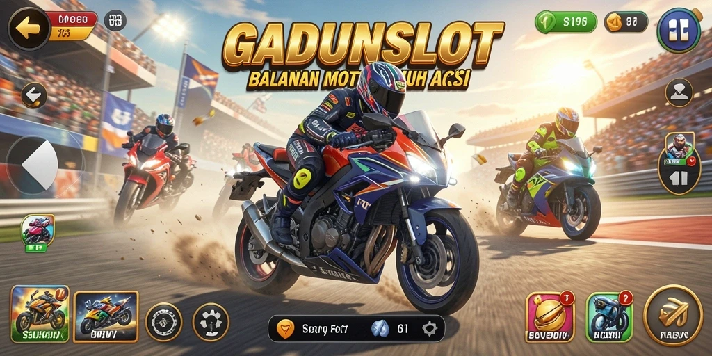 Tampilan gameplay GADUNSLOT yang seru dan mendebarkan.
