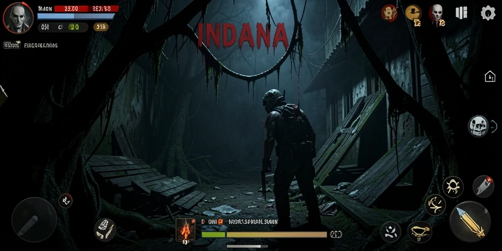Gameplay mencekam di INDAAA dengan suasana Horror yang menyeramkan.