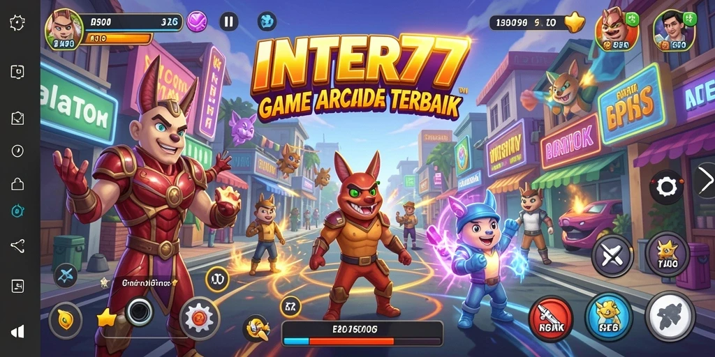 Tampilan menarik dari gameplay INTER77 yang penuh aksi.