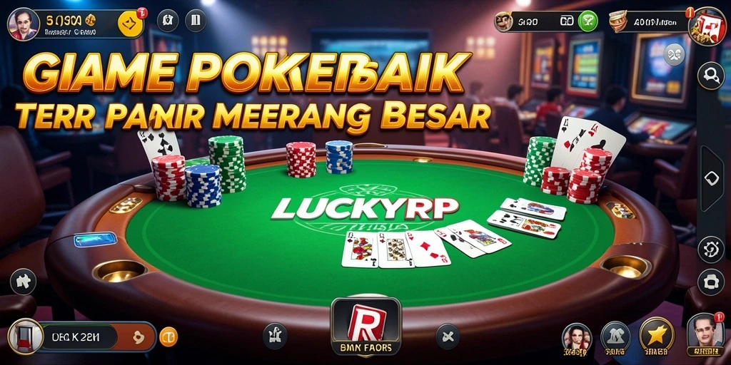 Tampilan gameplay Poker yang seru di LUCKYRP.