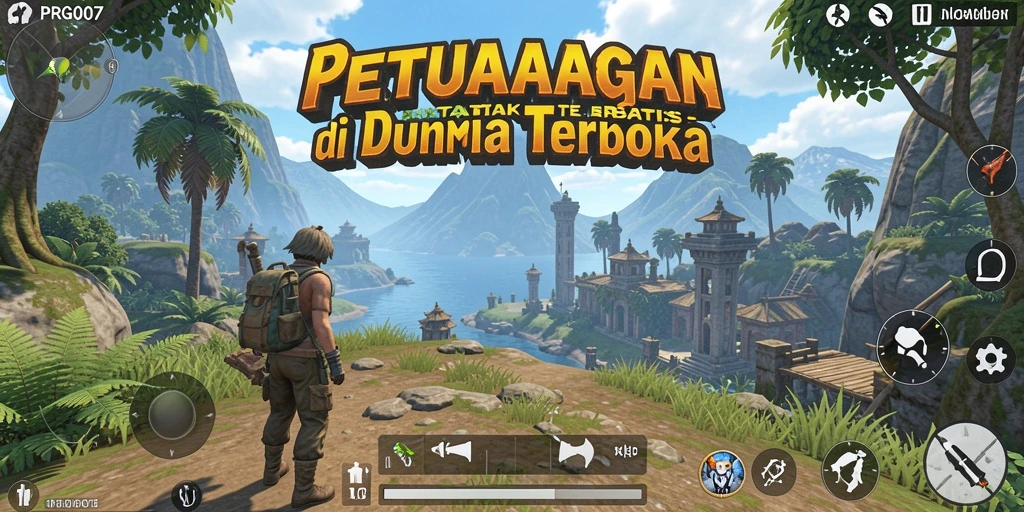 Tampilan gameplay PRG007 yang menarik dalam dunia terbuka.